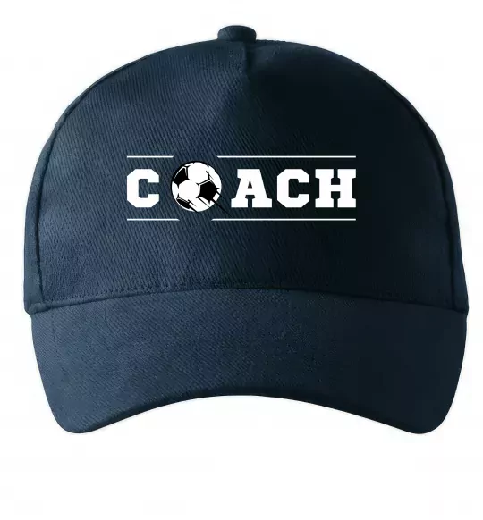 Кепка Football coach Темно-синий фото