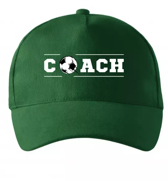 Кепка Football coach Темно-зеленый фото