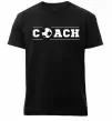 Чоловіча преміум футболка Football coach Чорний фото