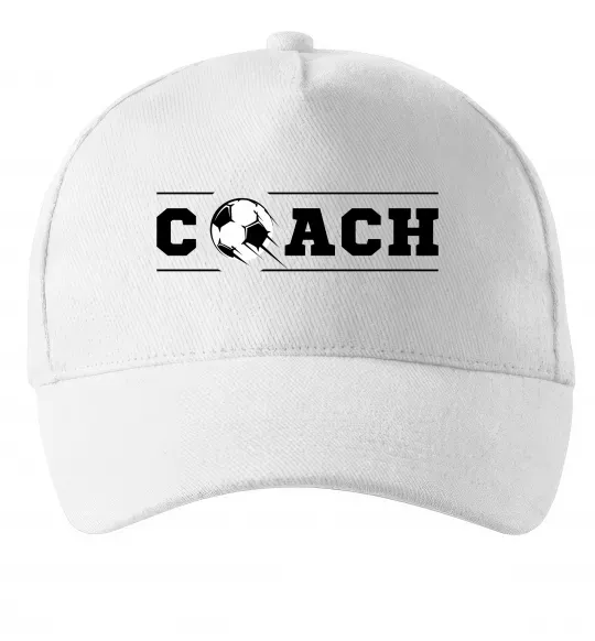 Кепка Football coach Белый фото
