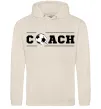 Женская толстовка (худи) Football coach Таш фото