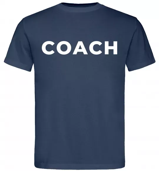 Мужская футболка Coach Темно-синий фото