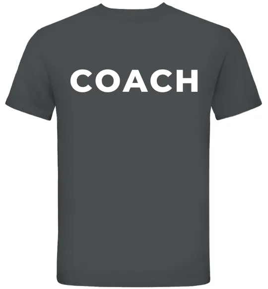 Мужская футболка Coach Графит фото