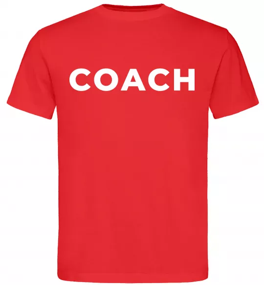 Мужская футболка Coach Красный фото