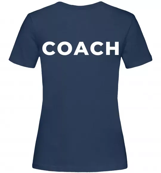 Женская футболка Coach Темно-синий фото