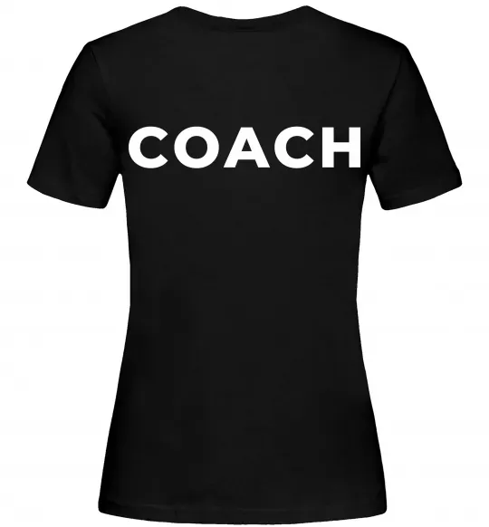 Женская футболка Coach Черный фото