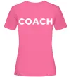 Женская футболка Coach Ярко-розовый фото