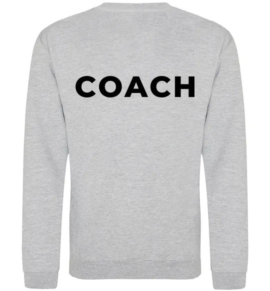 Світшот Coach Сірий меланж фото