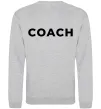 Світшот Coach Сірий меланж фото