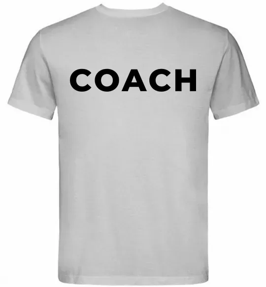 Мужская футболка Coach Серый фото