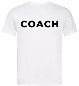 Мужская футболка Coach Белый фото