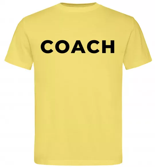 Мужская футболка Coach Лимонный фото