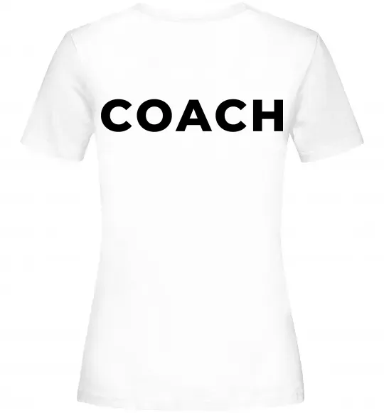 Женская футболка Coach Белый фото