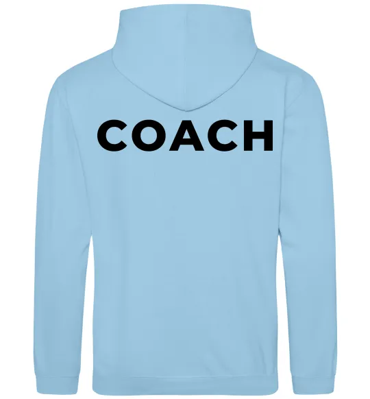 Чоловіча толстовка (худі) Coach Блакитний фото