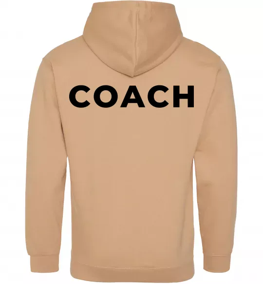 Женская толстовка (худи) Coach Песочный фото