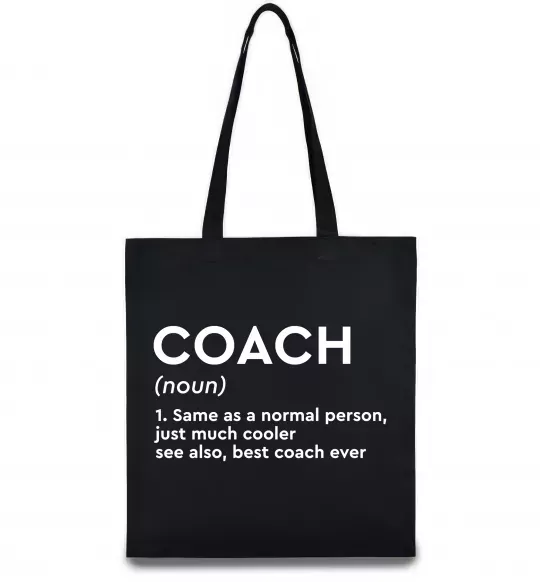 Эко-сумка Coach noun Черный фото