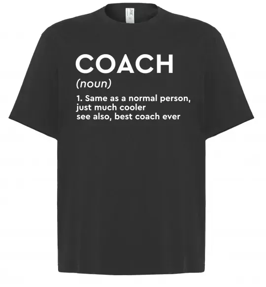 Футболка Оверсайз Coach noun Чорний фото