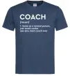 Мужская футболка Coach noun Темно-синий фото