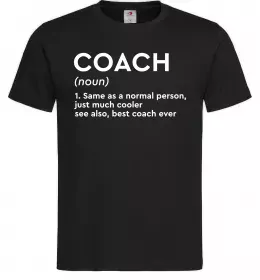 Мужская футболка Coach noun Черный фото