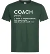 Мужская футболка Coach noun Темно-зеленый фото