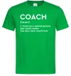 Мужская футболка Coach noun Зеленый фото