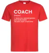 Мужская футболка Coach noun Красный фото