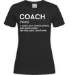 Жіноча футболка Coach noun Чорний фото