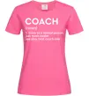 Жіноча футболка Coach noun Яскраво-рожевий фото