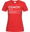 Жіноча футболка Coach noun Червоний фото