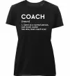 Жіноча преміум футболка Coach noun Чорний фото