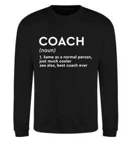 Свитшот Coach noun Черный фото