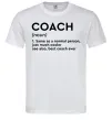 Мужская футболка Coach noun Белый фото