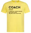 Мужская футболка Coach noun Лимонный фото