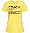 Жіноча футболка Coach noun Лимонний фото