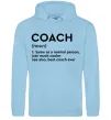 Чоловіча толстовка (худі) Coach noun Блакитний фото