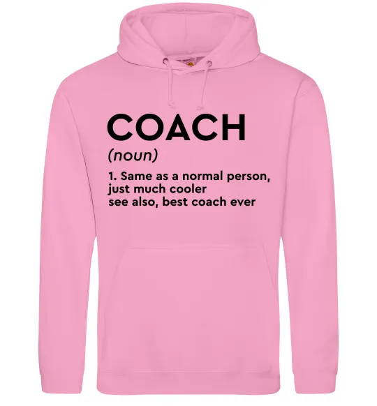 Женская толстовка (худи) Coach noun Розовый фото