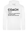 Жіноча толстовка (худі) Coach noun Білий фото