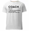 Чоловіча преміум футболка Coach noun Білий фото