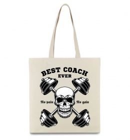 Эко-сумка Best coach ever skull
