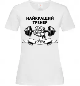 Женская футболка Тренер завжди правий Темно-синий фото