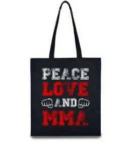 Еко-сумка Peace love and MMA