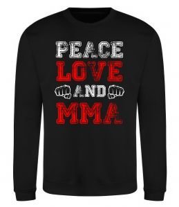 Свитшот Peace love and MMA