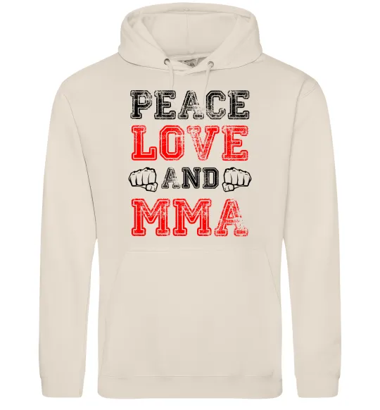 Жіноча толстовка (худі) Peace love and MMA Таш фото