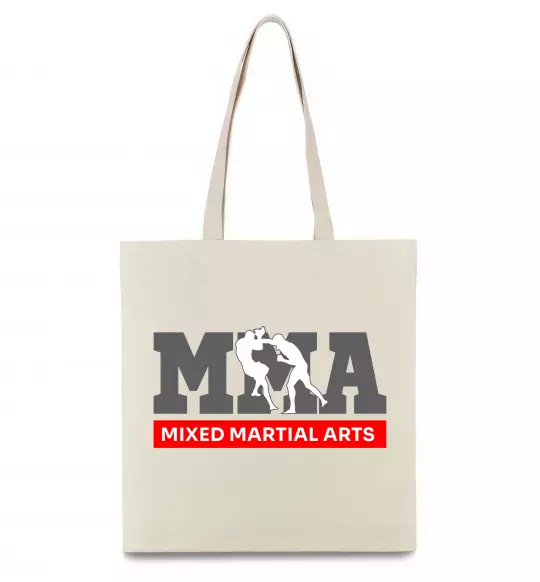 Еко-сумка Mixed Martial Arts MMA Бежевий фото