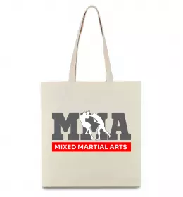 Еко-сумка Mixed Martial Arts MMA Бежевий фото