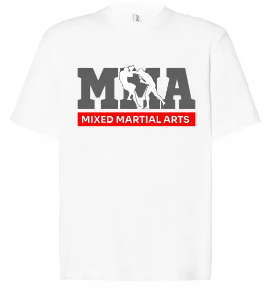 Футболка Оверсайз Mixed Martial Arts MMA Білий фото