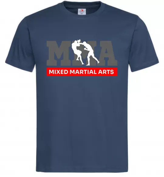 Мужская футболка Mixed Martial Arts MMA Темно-синий фото
