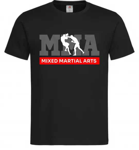 Мужская футболка Mixed Martial Arts MMA Черный фото