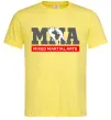 Мужская футболка Mixed Martial Arts MMA Лимонный фото