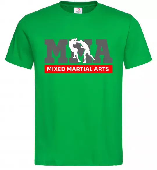 Мужская футболка Mixed Martial Arts MMA Зеленый фото